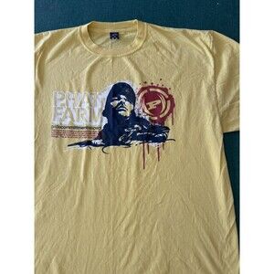 Phat Farm Graphic Print Yellow Shirt Russell Simmons Mens XL VTG Y2K Streetwear